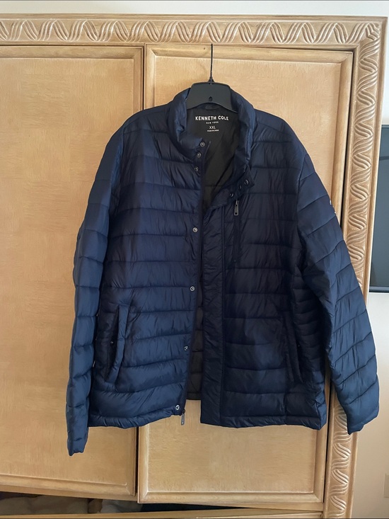 Kenneth Cole Other - Kenneth Cole Navy Quilted Packable Puffer Jacket XXL